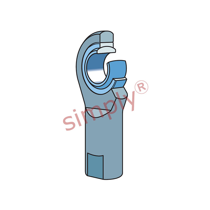 SKF SIL12E Left Hand Steel / Steel Plain Female Rod End M12 Thread