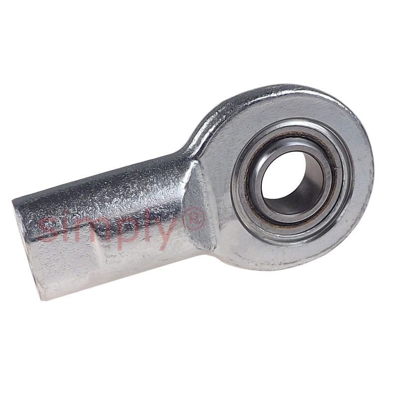 SKF SIL12C Left Hand Steel / PTFE Sintered Bronze Lined Plain Female Rod End M12 Thread