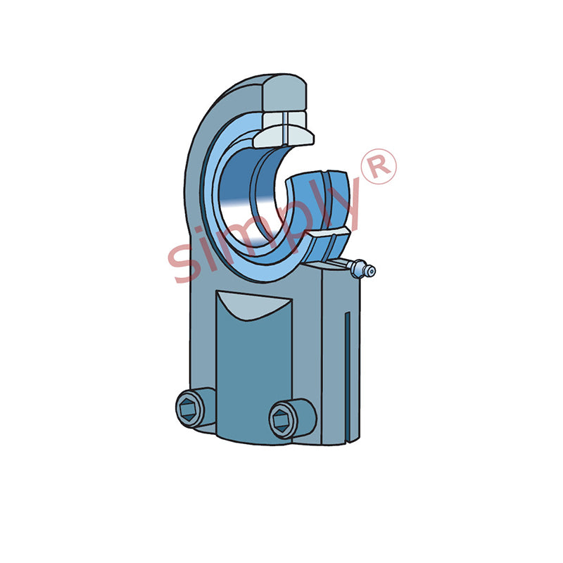 SKF SILJ80ES Left Hand Steel / Steel Clamp Type Female Rod End M48x2 Thread