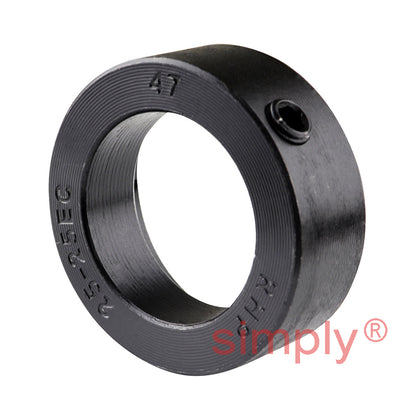 RHP SL25EC Two Bolt Cast Iron Pillow Block and 25mm Bore Eccentic Collar Flat Back Insert