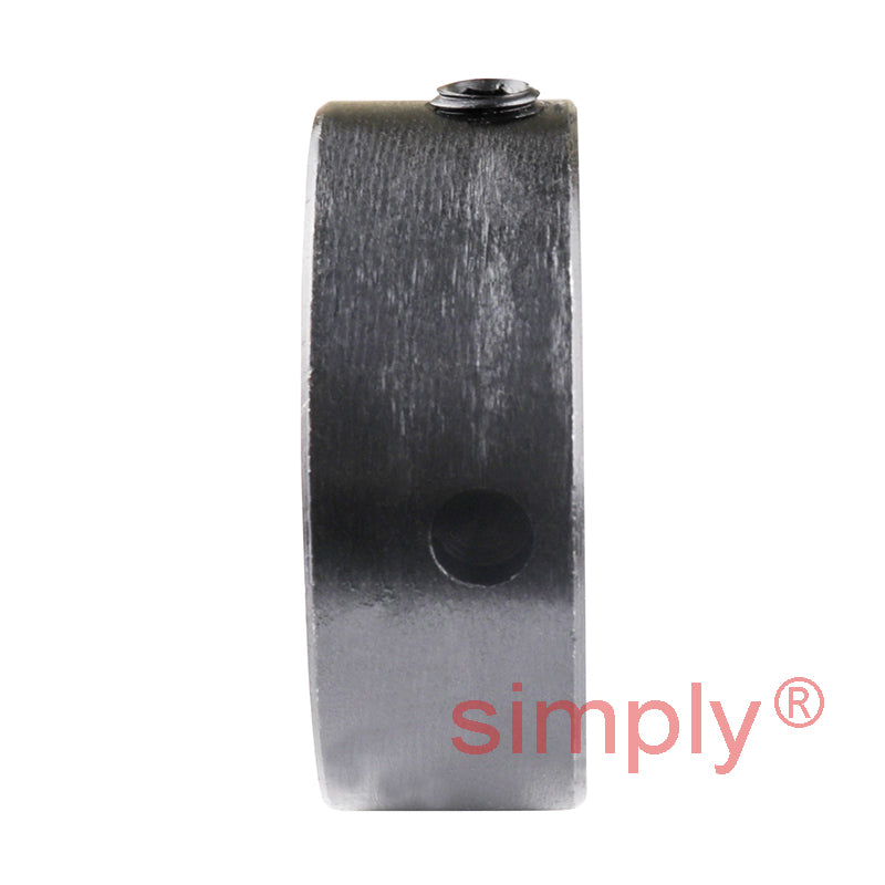 RHP SL25EC Two Bolt Cast Iron Pillow Block and 25mm Bore Eccentic Collar Flat Back Insert