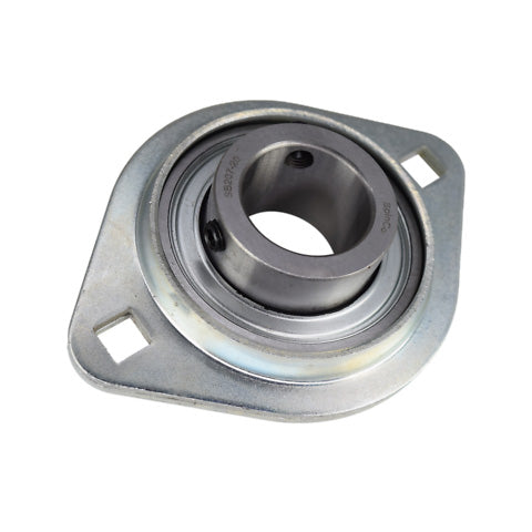 RHP SLFL30DEC Oval 2 Bolt Pressed Steel Bearing Housing and 30mm Bore Insert