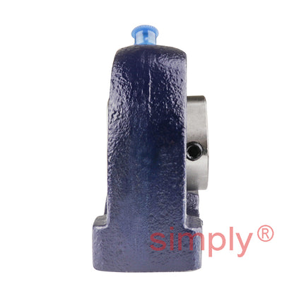 RHP SNP1 Threaded Base Small Footprint Pillow / Plummer Block and 1 inch Bore Grub Screw Full Width Insert