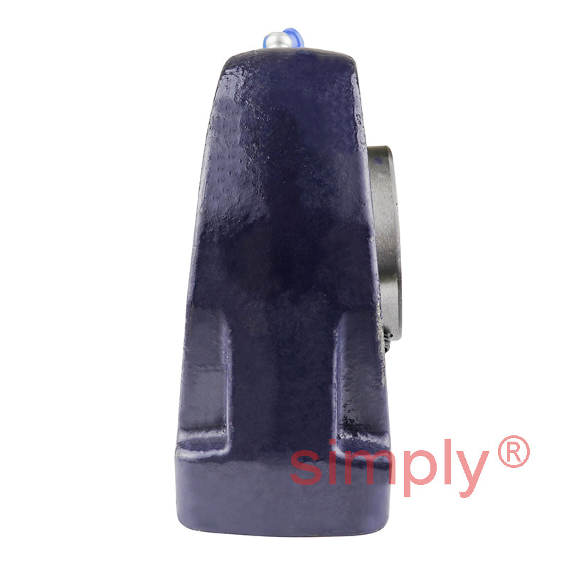 RHP SNP35A Threaded Base Small Footprint Pillow / Plummer Block and 35mm Bore Grub Screw Flat Back Insert