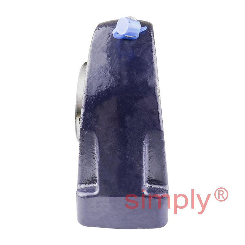 RHP SNP35A Threaded Base Small Footprint Pillow / Plummer Block and 35mm Bore Grub Screw Flat Back Insert