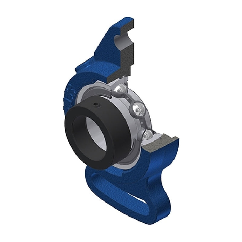 SNR ESFAE204 Metric Cast Iron Adjustable Flange Unit with Eccentric Collar Insert 20mm Bore - Allow 2-3 Days