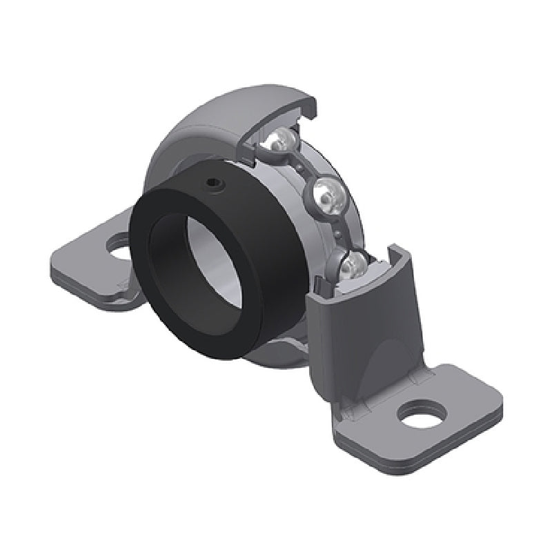 SNR ESPP202-10 Imperial Pressed Steel Two Bolt Plummer Block Housing with 5/8 inch Eccentric Collar Insert - Allow 2-3 Days
