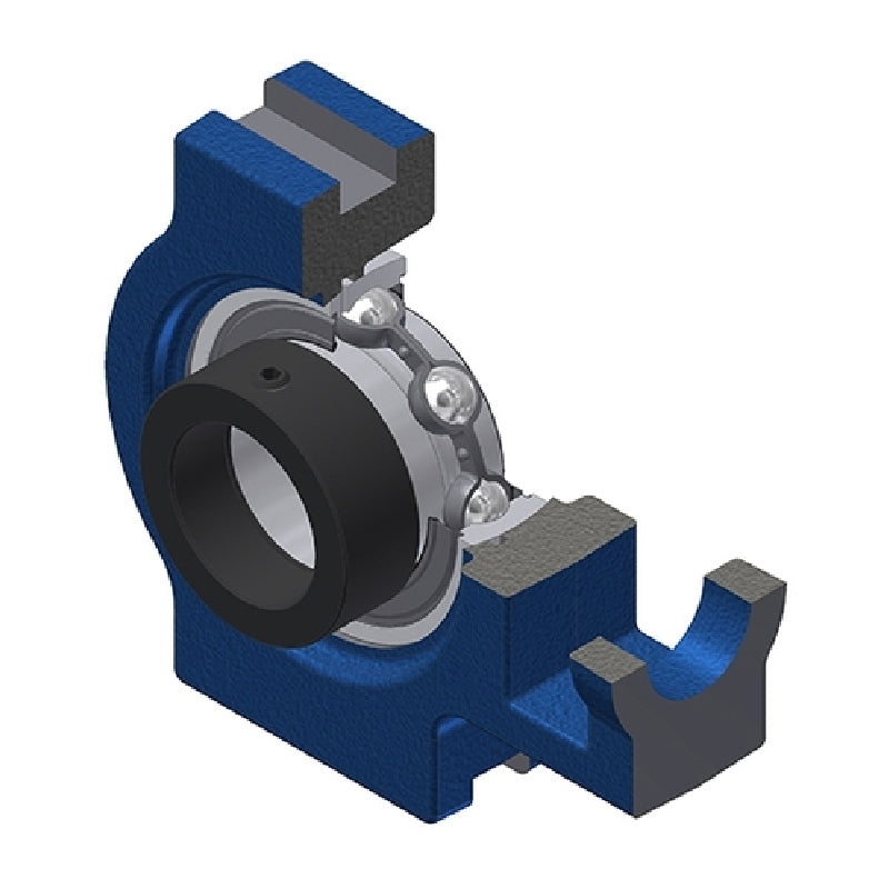 SNR EST211 Metric Cast Iron Take Up Unit with Eccentric Collar Insert 55mm Bore - Allow 2-3 Days