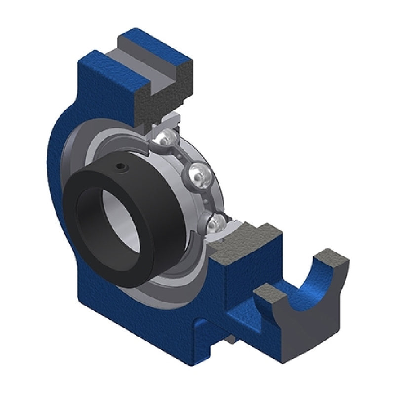 SNR EST207N Metric Cast Iron Take Up Unit with Eccentric Collar Insert 35mm Bore - Allow 2-3 Days