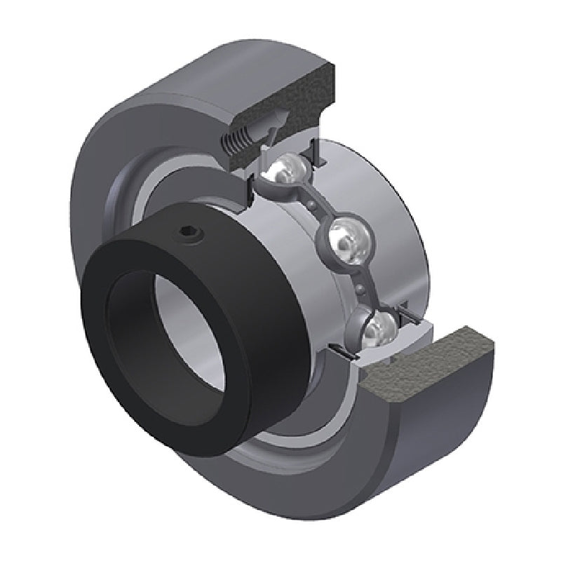 SNR EXC316 Metric Cast Iron Cartridge Unit with 80mm Bore Insert 60mm Outside Dia - Allow 2-3 Days