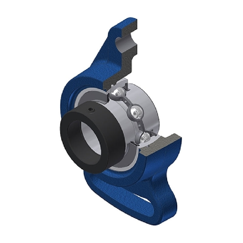 SNR EXFA212 Metric Cast Iron Adjustable Flange Unit with Eccentric Collar Insert 60mm Bore - Allow 2-3 Days