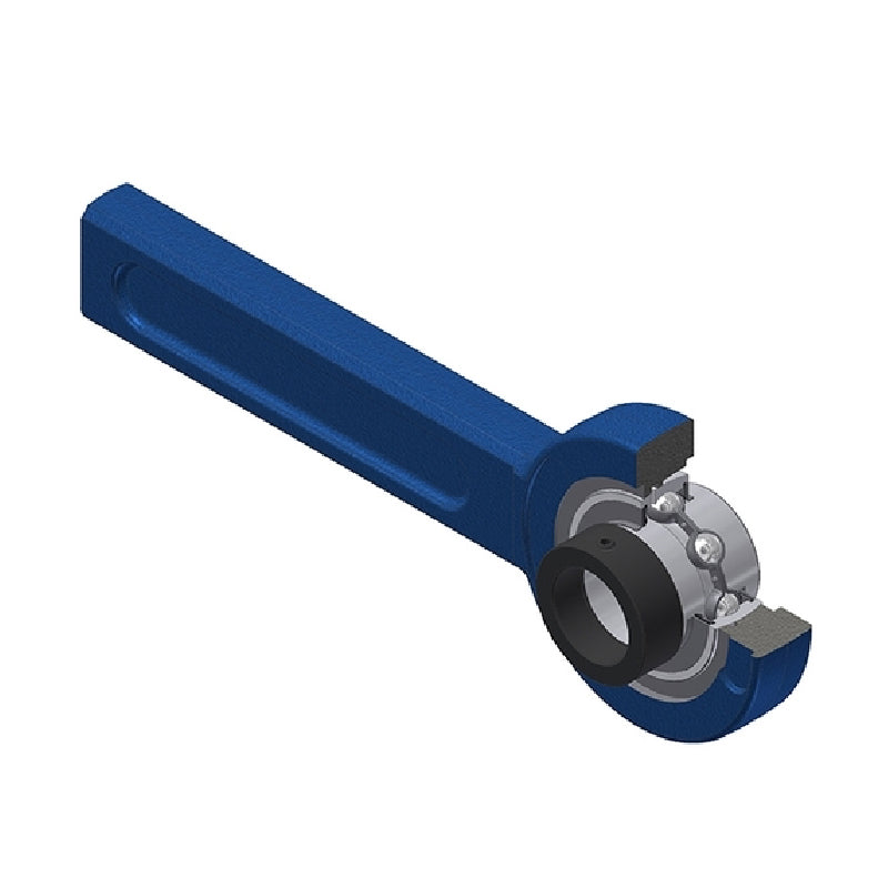 SNR EXSP201N Metric Cast Iron Tensioner Unit with 12mm Bore Eccentric Collar Insert - Allow 2-3 Days