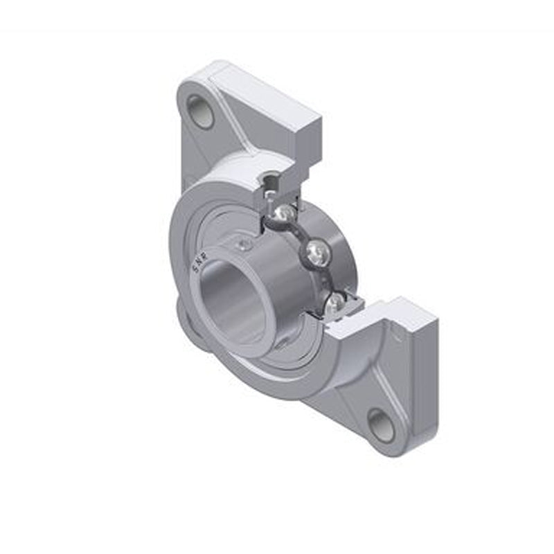 SNR MUCFPL204-12 Imperial Thermoplastic Four Bolt Square Flanged Bracket Housing Unit with 3/4 inch Bore Insert - Allow 2-3 Days