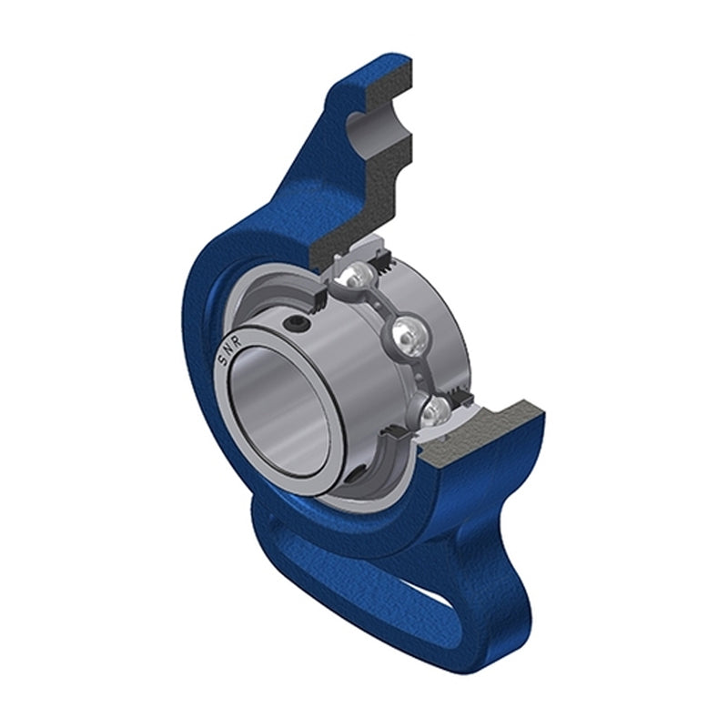 SNR UCFA205L3 Metric Cast Iron Adjustable Flange Unit with 25mm Insert with Triple Lip Seal - Allow 2-3 Days