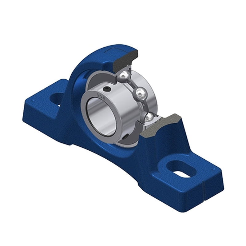 SNR UCPEX08-24 Imperial Cast Iron Two Bolt Pillow / Plummer Block Housing with 1-1/2 inch Bore Insert - Allow 2-3 Days