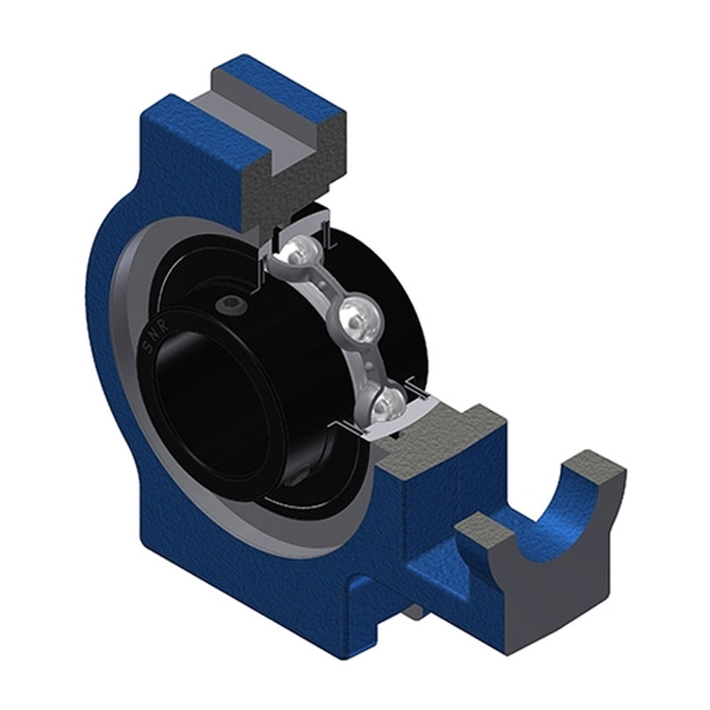 SNR UCT210NT20 Metric Cast Iron Take Up Unit with 50mm Bore Bearing Unit Wide Temperature Version - Allow 2-3 Days