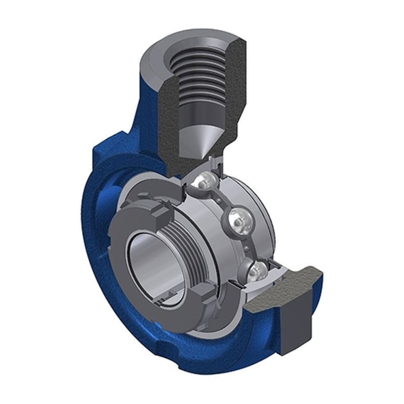 SNR UKEHE208H Metric Cast Iron Hanger Bearing Unit with 35mm Bore Insert and Adaptor Sleeve - Allow 2-3 Days