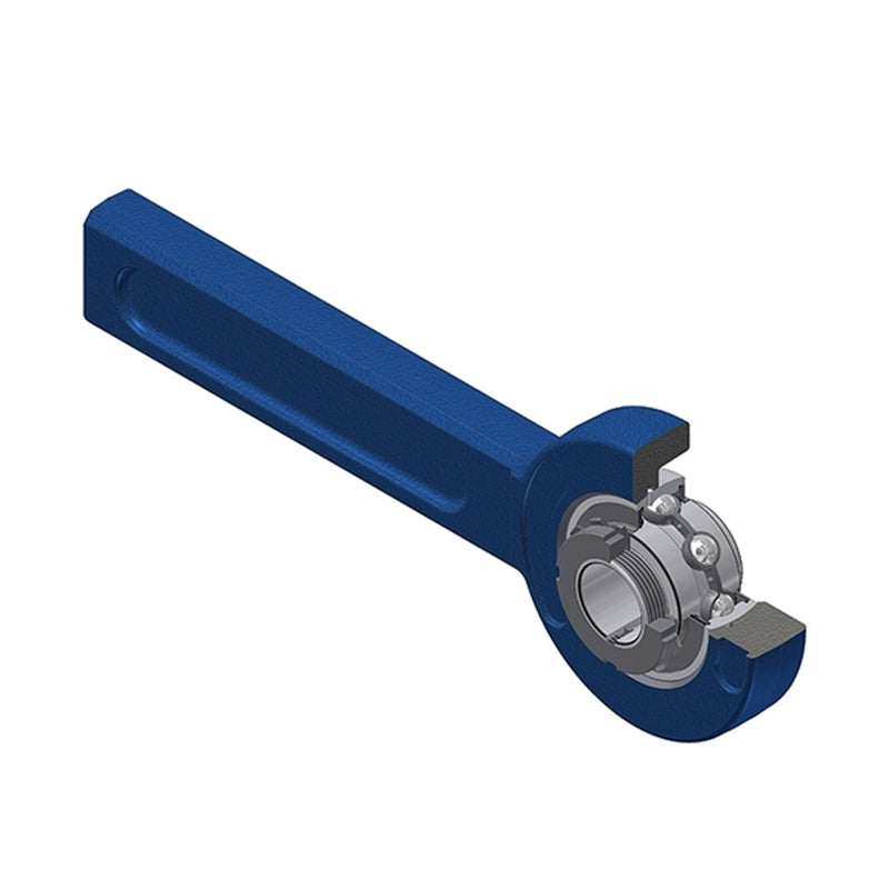 SNR UKSP206H Metric Cast Iron Tensioner Unit with Insert and Adaptor Sleeve Fits 25mm Shaft - Allow 2-3 Days