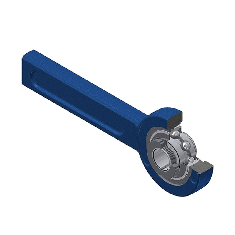 SNR UKSP209HN Metric Cast Iron Tensioner Unit with Insert and Adaptor Sleeve Fits 40mm Shaft - Allow 2-3 Days