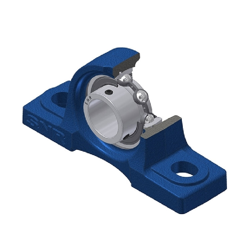 SNR USP208-24 Imperial Cast Iron Two Bolt Pillow / Plummer Block Housing with 1-1/2 inch Bore Insert