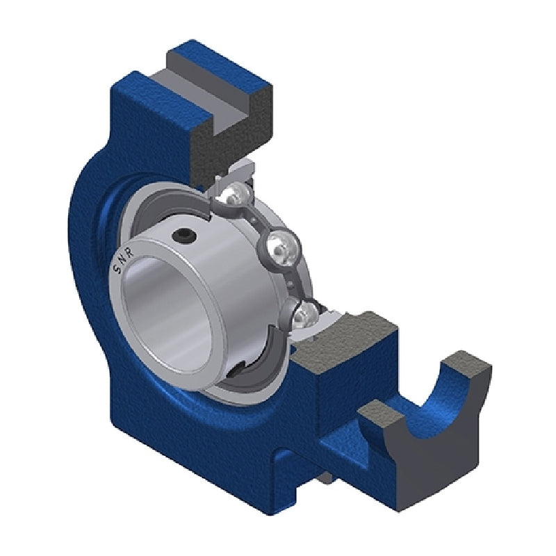 SNR UST206 Metric Cast Iron Take Up Unit with 30mm Bore Bearing Unit - Allow 2-3 Days
