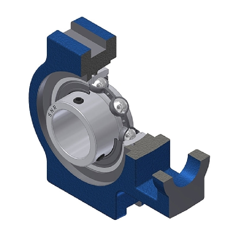 SNR UST204N Metric Cast Iron Take Up Unit with 20mm Bore Bearing Unit - Allow 2-3 Days