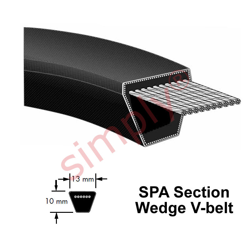 Major Brand SPA1850 SPA-Section V-Belt