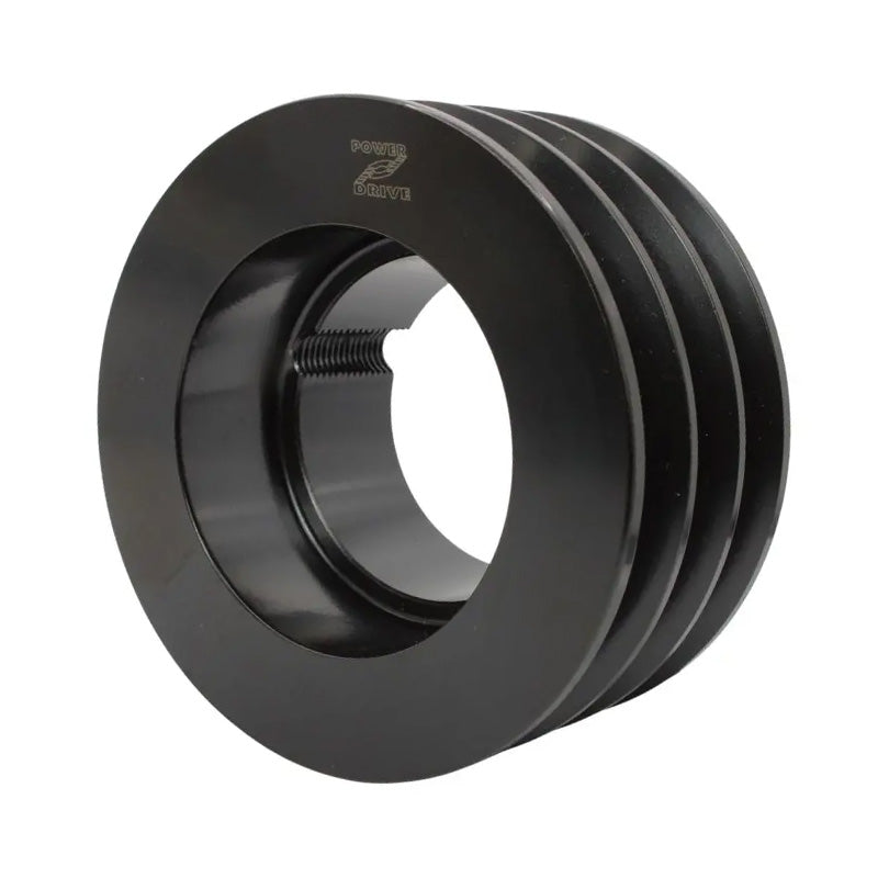 PowerDrive 160X3SPB 160mm Pitch Diameter SPB Section Tapered Locking Bush Type Pulley with 3 Grooves (Bush not Incl.) - Allow 2-3 Days