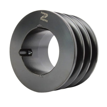 100X3SPB 100mm Pitch Diameter SPB Section Tapered Locking Bush Type Pulley with 3 Grooves (Bush not Incl.)