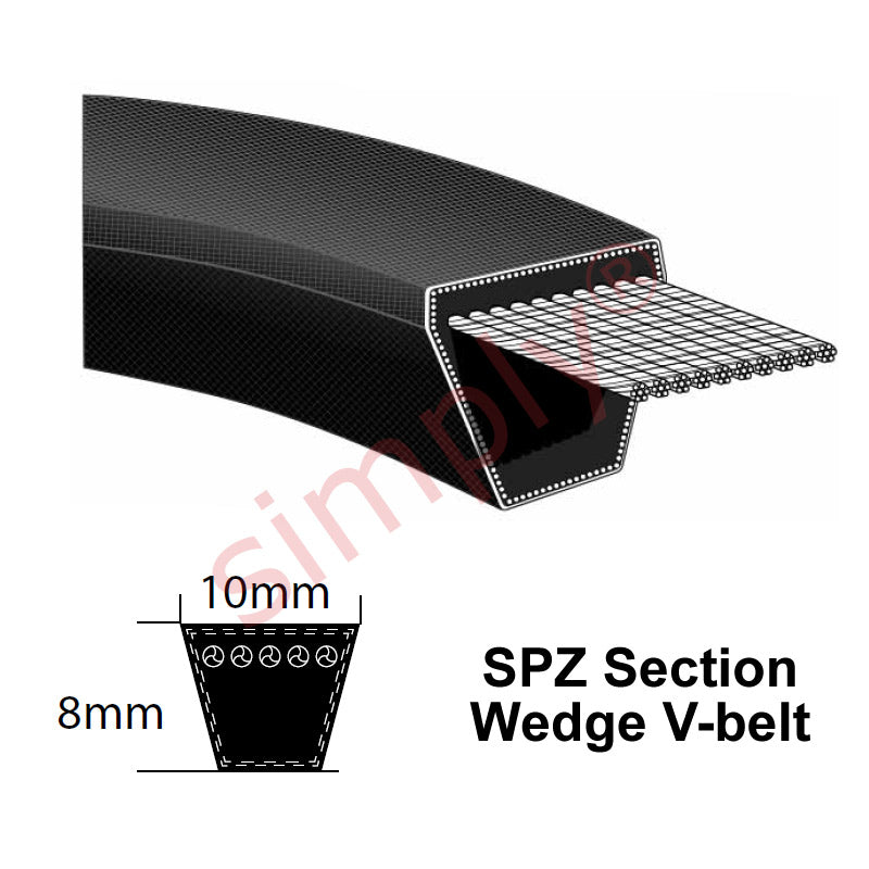 SPZ1202 Premier Quality SPZ-Section V-Belt
