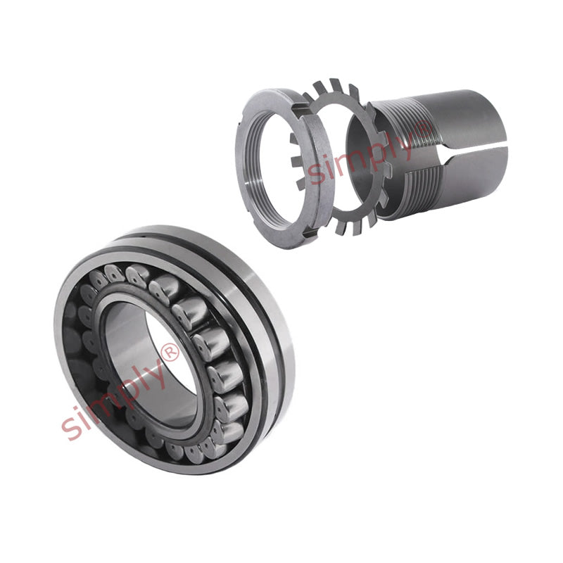 FAG 22314E1KT41A X-life Spherical Roller Bearing with H2314 Adapter Sleeve 60x150x51mm