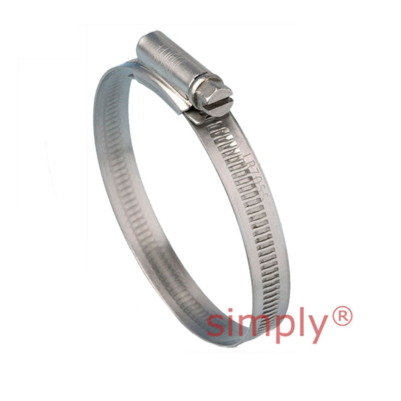 LR120SS Light Range 304 Stainless Steel Jubilee Clip Adjustment Range 100mm-120mm Band Width 9.9mm