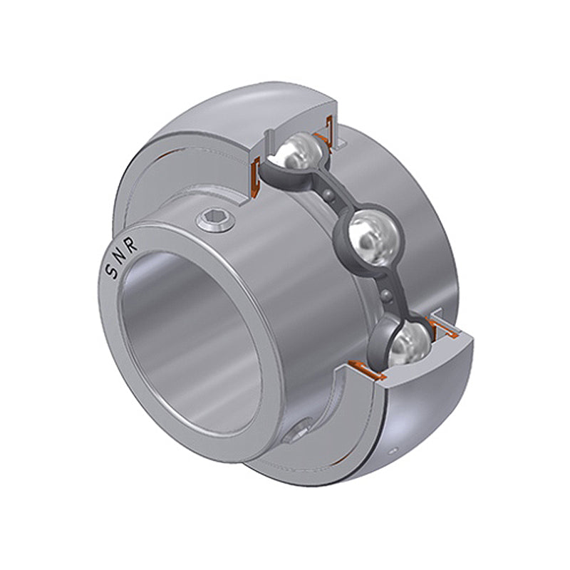 SNR SUC207-23 Imperial Stainless Full Width Spherical Outer Food Safe Bearing Insert 1-7/16 inch Bore 72mm Outside Diameter - Allow 2-3 Days