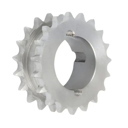 20 Tooth 06B Duplex Sprocket Tapered Locking Bush Type for 3/8 inch Pitch Chain - Bush not Incl.