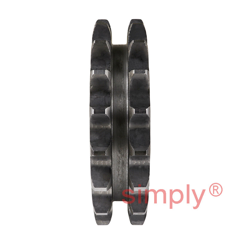 27 Tooth 08B Duplex Sprocket Tapered Locking Bush Type for 1/2 inch Pitch Chain (Bush not Incl.)