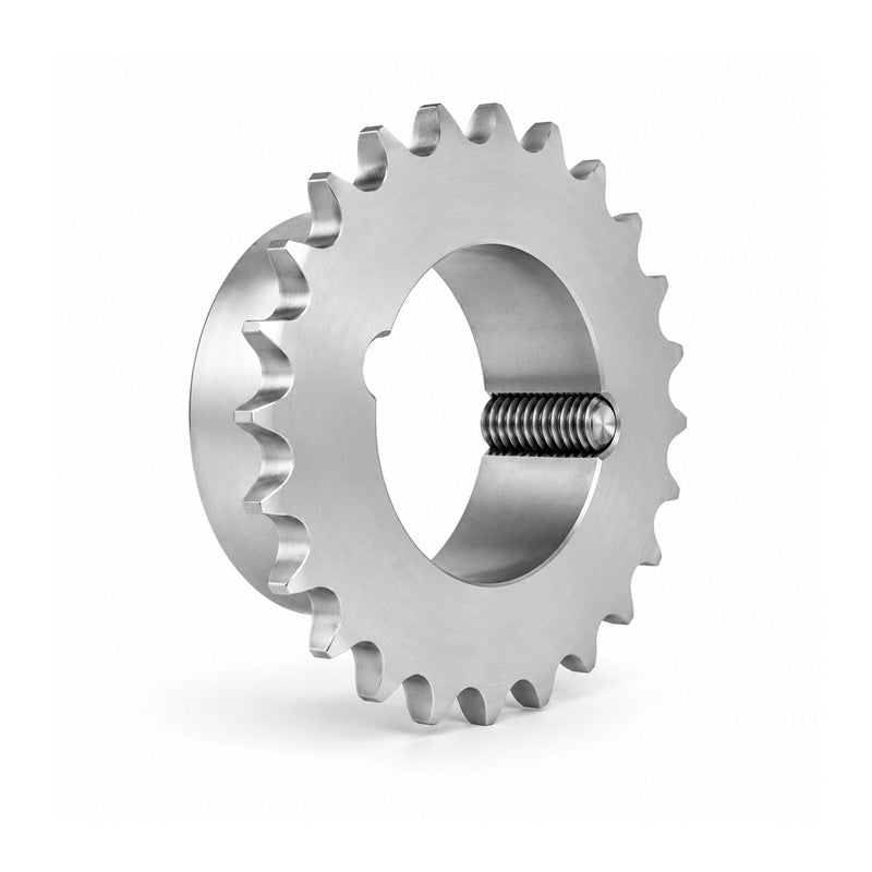 25 Tooth 06B Simplex Sprocket Tapered Locking Bush Type for 3/8 inch Pitch Chain - Bush not Incl.