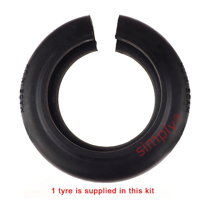 Major Brand F60H/F60B Outer Facing Taper Bore/Pilot Bored Tyre Drive Coupling Assembly with Natural Rubber Tyre
