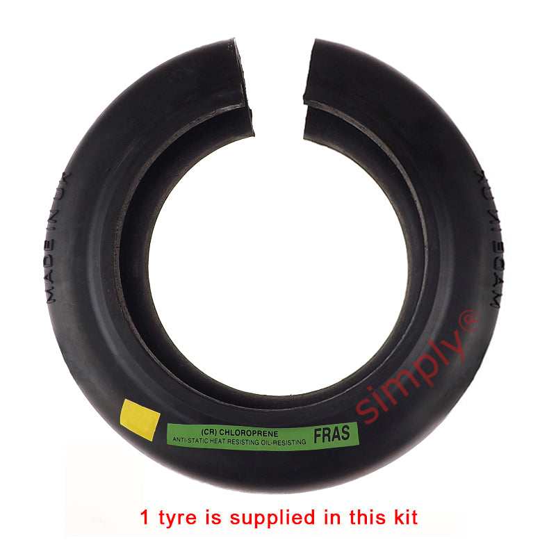 Major Brand F90F/F90F Inner Facing Taper Bores Type Tyre Drive Coupling Assembly with Fire Resistant Antistatic (F.R.A.S) Tyre