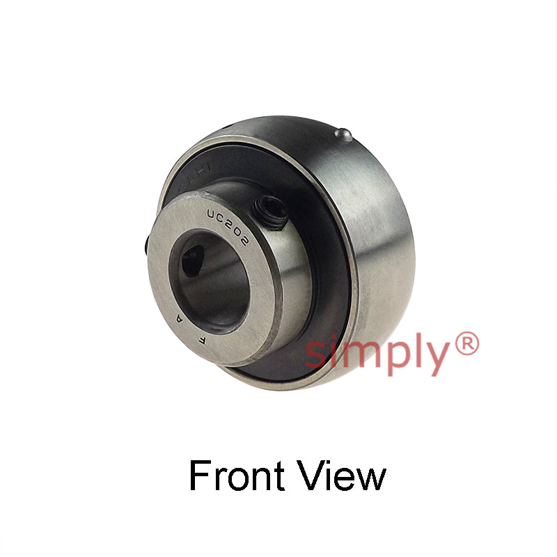 UC202 Metric Bearing Insert with 15mm Bore 47mm Outside Dia
