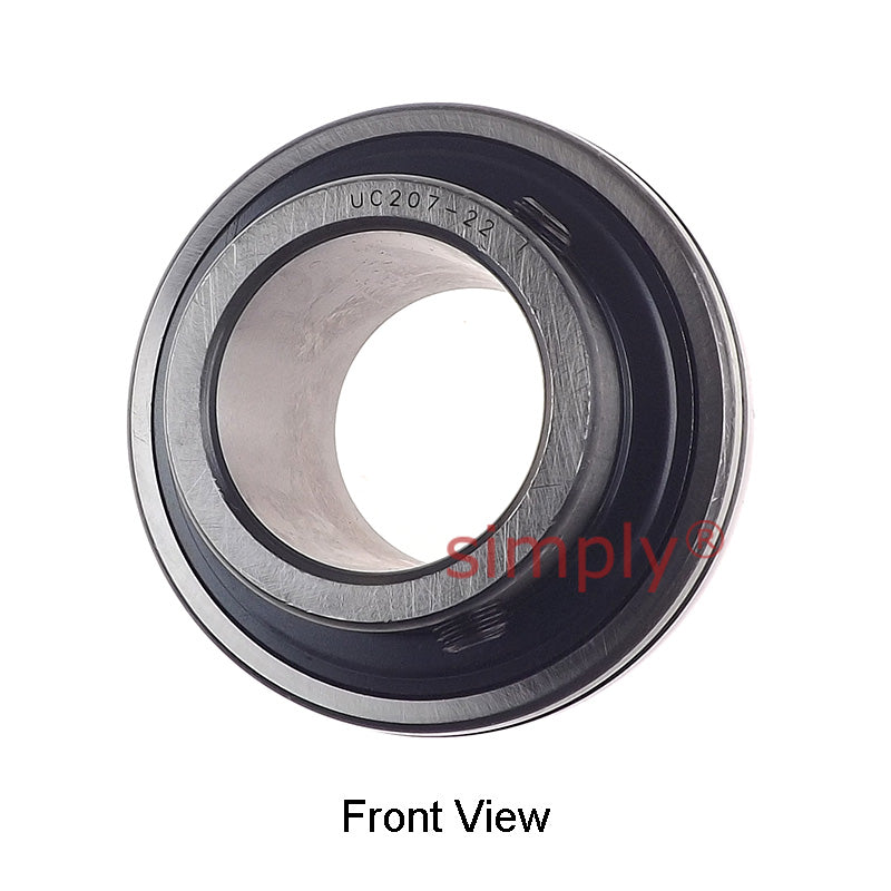 UC207-22 Imperial Bearing Insert with 1-3/8 inch Bore 72mm Outside Dia