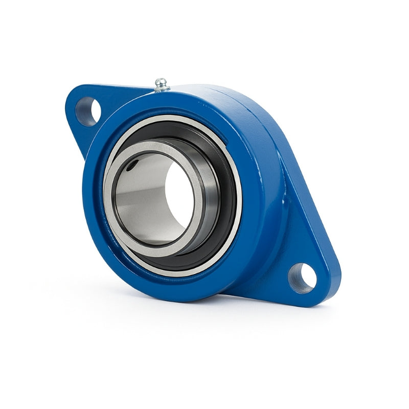 Major Brand UCFL212T-39E Imperial Steel Two Bolt Oval Housing for Bearing Inserts with 2-7/16 inch Outer Diameter - Allow 3-4 Weeks