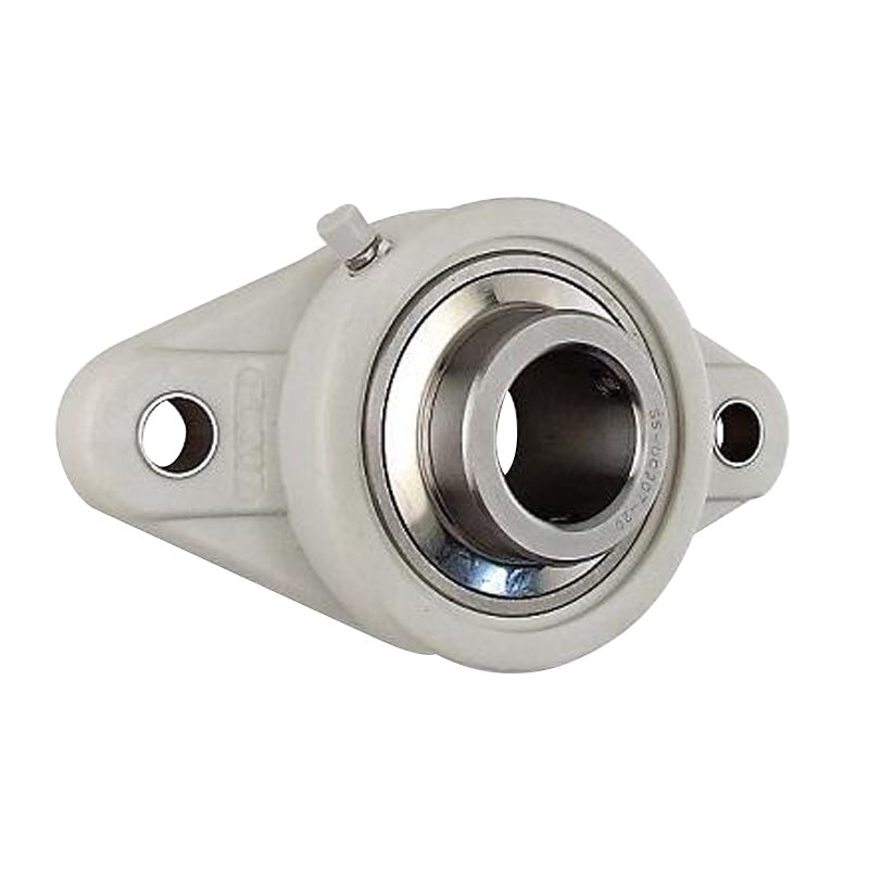 SUCFLPL213-40 Imperial Two Bolt Oval Thermo Plastic Flange Housing with 2-1/2 inch Bore Stainless Insert