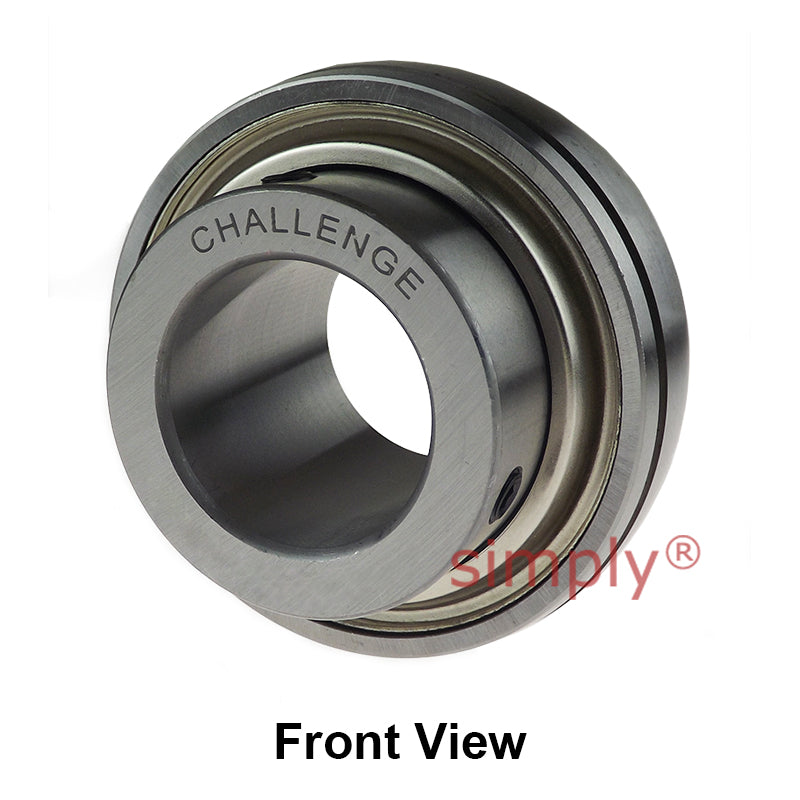 Challenge UCX14-44 Imperial Insert with Grub Screws with 2-3/4 inch Bore 130mm Outside Dia and Triple Lip Seal Ideal for Agricultural and Outdoor Use