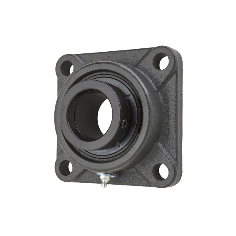 NTN UELFL212D1W3 Metric Two Bolt Cast Iron Oval Housing with 60mm Bore Eccentric Collar Insert - Allow 2-3 Days