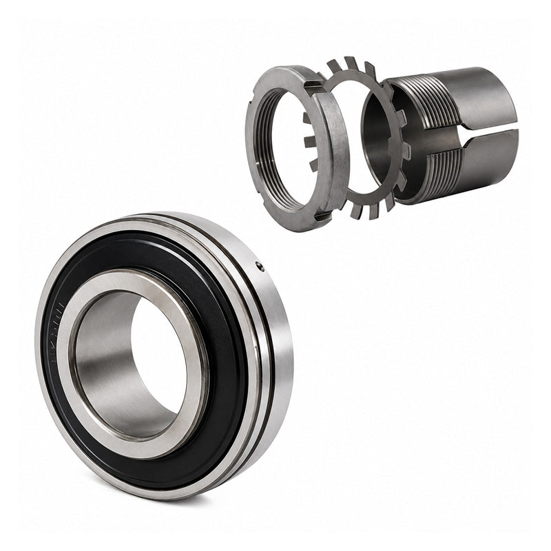 UK218/HA2318 Taper Bore Bearing Insert and Sleeve Fits 3-3/16 inch Shaft