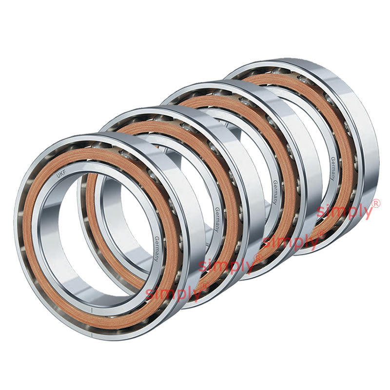 UKF 719USSC25A210IQBCL=4pcs Super Precision Single Row Angular Contact Spindle Bearing 25x42x9mm