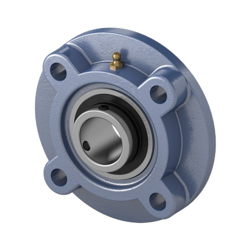 UKFC215/H2315 Metric Four Bolt Cast Iron Round Flanged Housing Insert and Adaptor Sleeve Fits 65mm Shaft