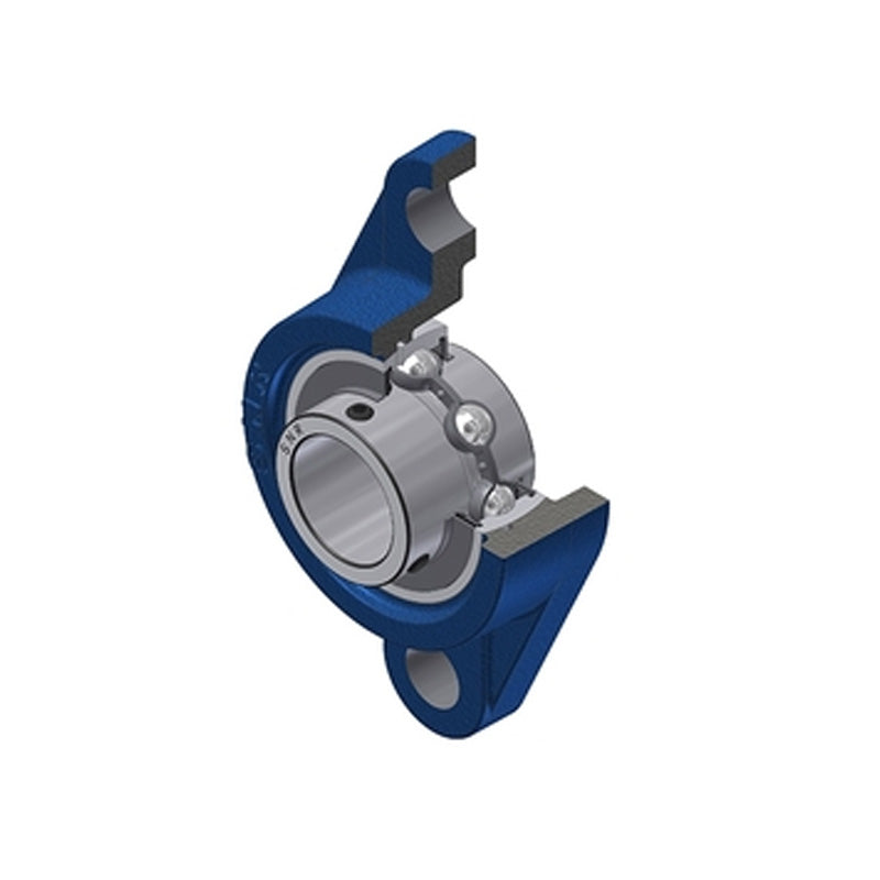 SNR USFL210-31 Imperial Two Bolt Oval Cast Iron Flange Housing with 1-15/16 inch Bore Insert - Allow 2-3 Days
