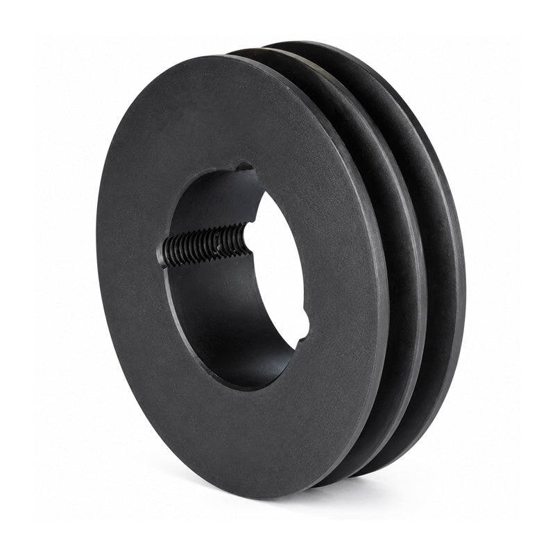 63X2SPZ 63mm Pitch Diameter SPZ Section Tapered Locking Bush Type Pulley with 2 Grooves (Bush not Incl.)