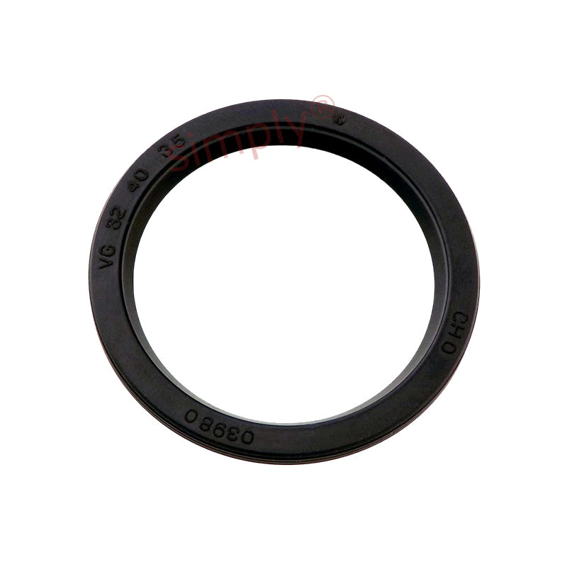 32x40x3.5mm Nitrile Rubber Rotary Shaft Oil Seal Springless Design VG Style